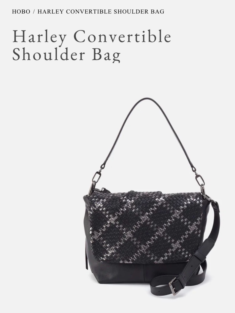 HOBO / HARLEY CONVERTIBLE SHOULDER BAG
Harley Crossbody